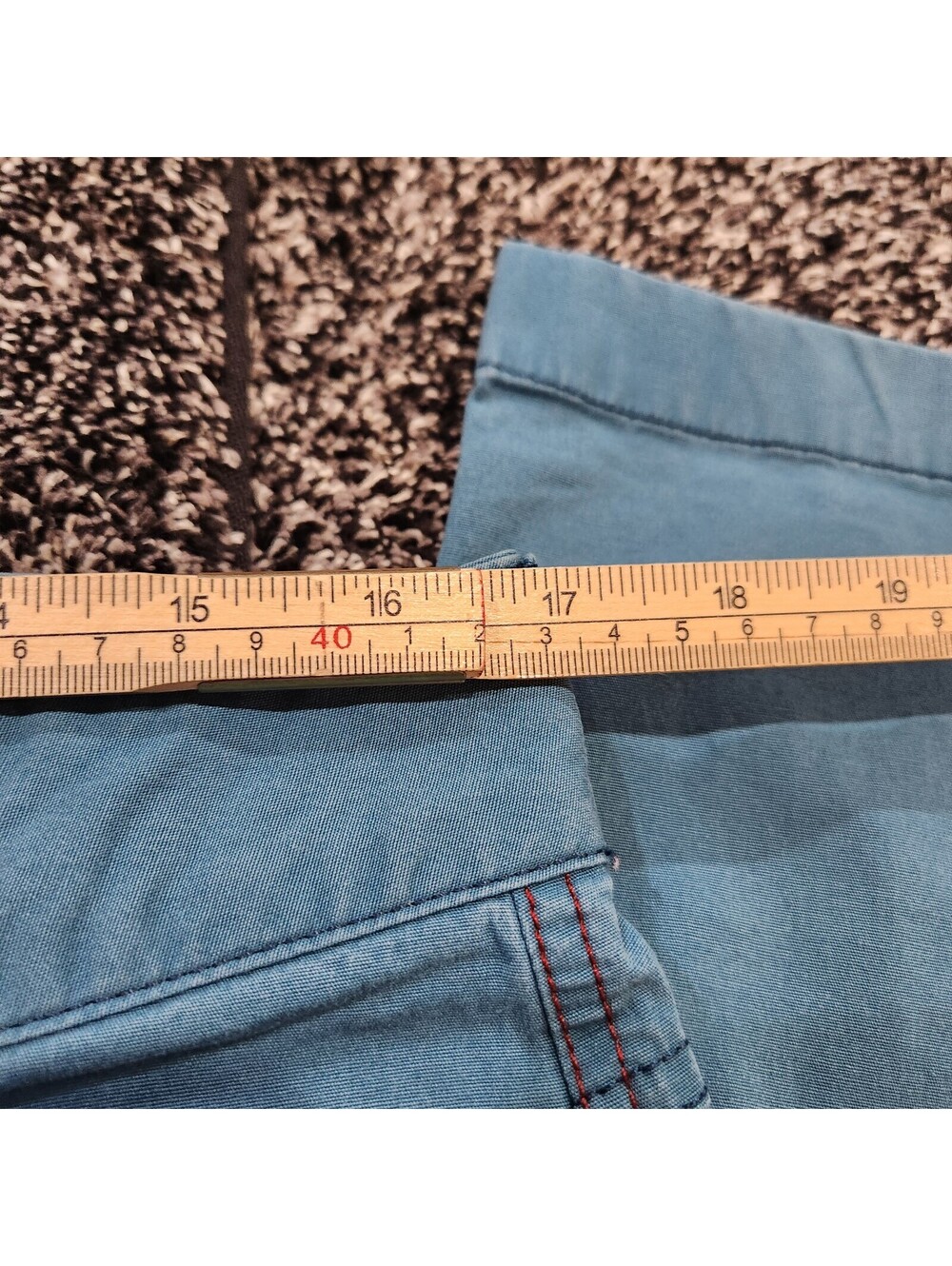 Outdoor Research Wadi Rum Climbing Pants Men 34x32 Teal Blue Plaid Pocket Lining - Picture 4 of 15